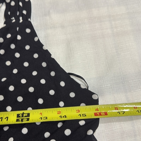 (T3)INC International Concepts Halterneck dress with black an white polka dots,M - Picture 8 of 13
